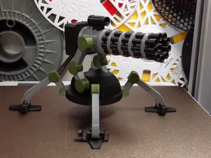 Eclipse-X Rotating Sentry mecha Robot