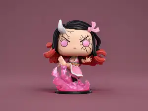 鬼化祢豆子-鬼灭之刃动漫周边手办-Funko丰高POP涂色玩具