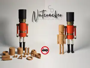 Christmas spirit No AMS Print in pieces Nutcracker