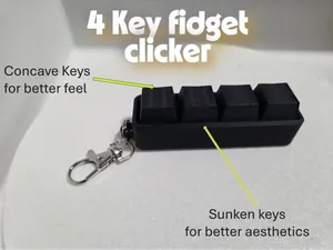 4 Key fidget clicker.