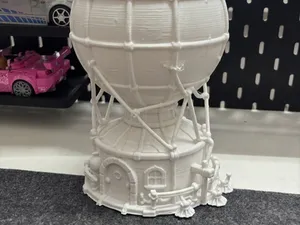 Magical Airship Home - Fantasy Desk Decor