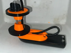 NuCanoe/Garmin scupper hole transducer mount
