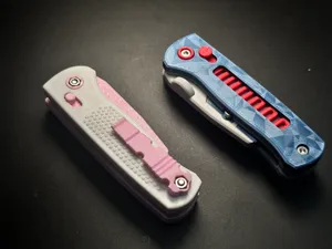 Axle-Lock  Utility Knife (Optional Textured Grip)