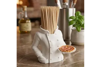 Pizza Chef Toothpick Holder