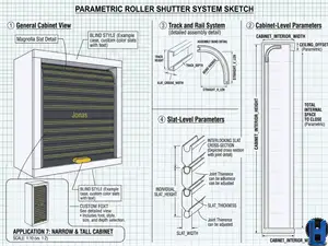 Fully Parametric Roller Shutter System