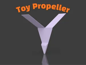 Ultra-Fast Toy Propeller (2 Min Print | 0.39g)