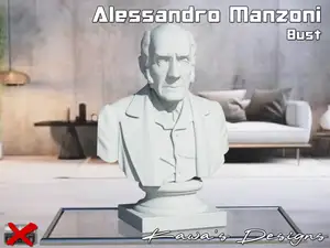 Alessandro Manzoni Bust