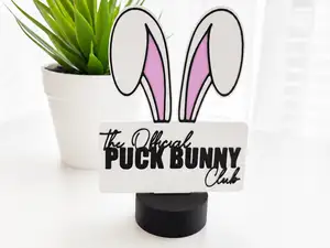 Puck Bunny Club Display | Off Campus Fanart