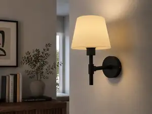 Applique Moderno per Casa con Paralume Fuzzy