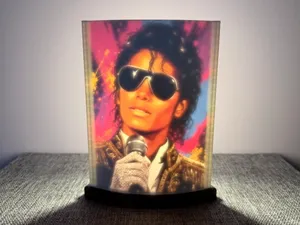 Michael Jackson - We Are The World - Lithophane