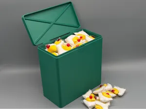 Box, Dose + Deckel für Spül.- Waschmaschinen Pods