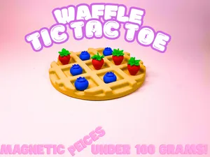 Waffle Tic Tac Toe