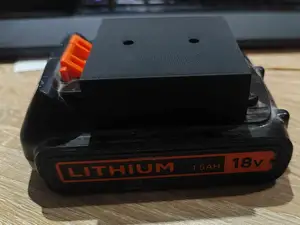 Black + Decker 18V Battery Holder BD Black&Decker