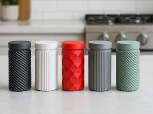 Salt and pepper shakers - 6 different designs