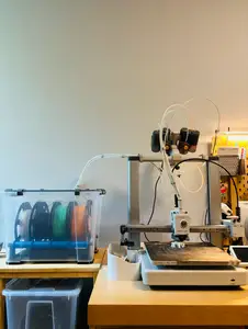 A1 AMS + IKEA Samla Drying Box Top Mount Mod