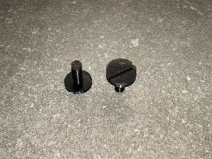 Helmet visor screw