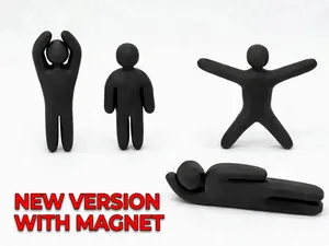 Meccha chameleon characters (magnet)