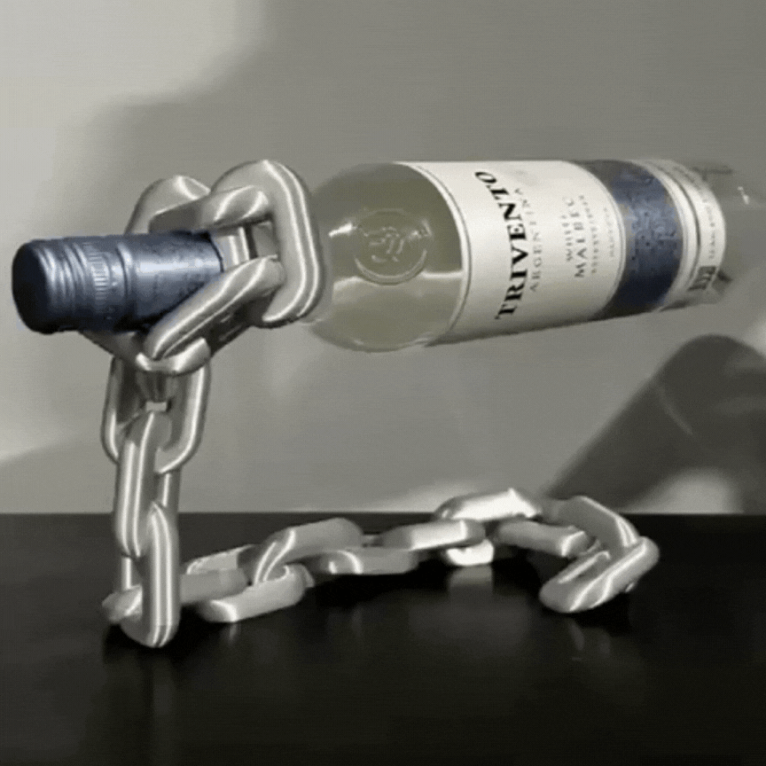 Magic Chain Wine Bottle Holder – Levitating Float
