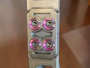 Shiny Spacers for "Headphone Stand - Industrial"