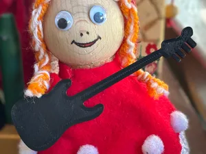 Guitar for Finger Puppets