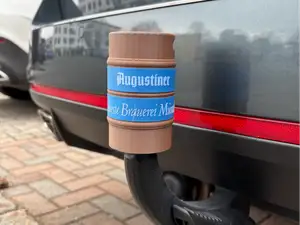 Augustiner Bierfass Anhängerkupplungsschutz