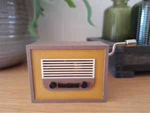 Retro-Radio Spieluhr (Gehäuse für Kit K-015)