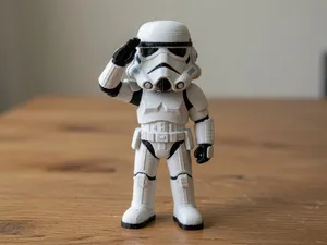 Stormtrooper Salute Pose Mini Figure | Star Wars