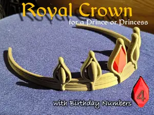 Royal Crown for Prince or Princess / Birthday Gems