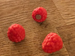 Kühlschrankmagnet Himbeere