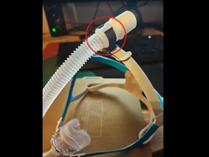 CPAP clip replacement for F&P Nova Nasal Mask
