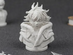 Rudo Surebrec Gachiakuta Bust 3D Print Model 21