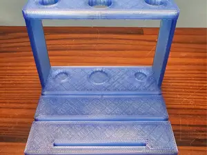 Nail Art Brush, Plate, and Scrapper Card Holder