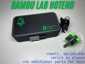 Hotends/nozzles box for BambuLab - print in place