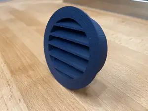 Vent cover round - all sizes with scaling table