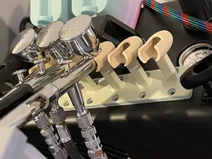 Compact Universal Airbrush Holder - Makerworld Exclusive