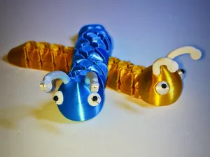 cute  caterpillar V2, articulated