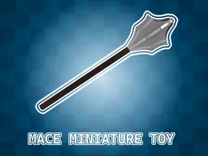 Medieval mace miniature toy