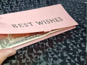 Money Gift Postcard with Editable text