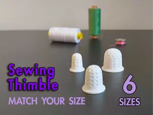Sewing Thimble - 6 Sizes for a perfect fit