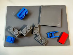Assorted Bricks - Hinges, Chain, Tiles, Pneumatics