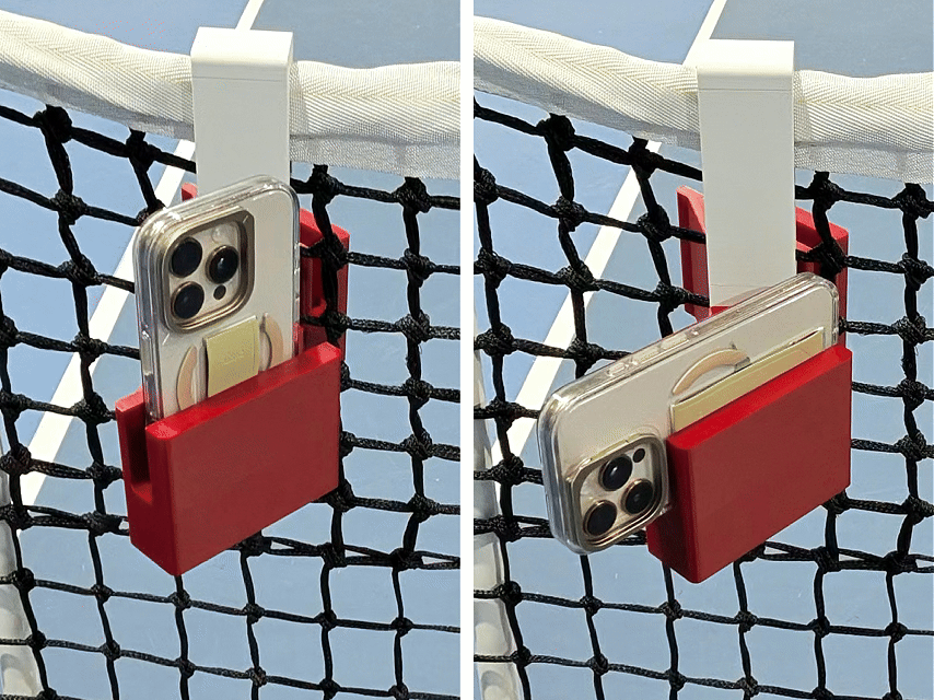 Modular Tennis Net Camera Phone Mount