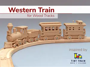 Western Train for Wood Tracks