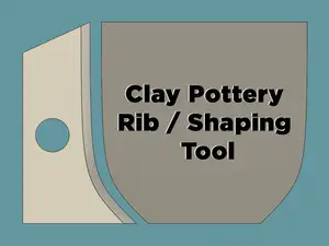 Clay Pottery Rib - Cup / Bowl Shaping