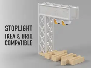 Stoplight for Ikea Lillabo and Brio Train