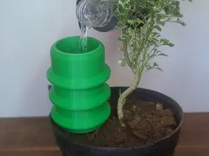 Bamboo deep rooted funnel plant watering