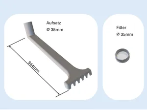 Staubsaugerdüse (Flachdüse) | Aufsatz für Schränke