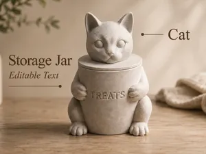 Cat Storage Jar