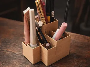 3D Printable Cosmetics Pen Holder Free STL