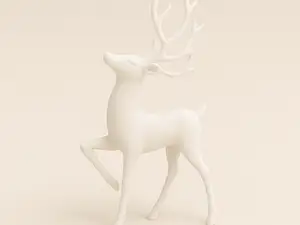 Elegant renne de noël