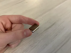 Worlds Smallest Ice Cream Sandwich (only 4 grams)